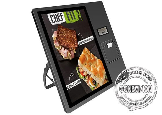 Chiosco self service da tavolino del touch screen di 21.5in per la caffetteria
