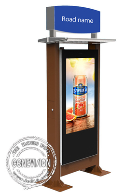 Contrassegno all'aperto di Digital del touch screen LCD di Wayfinding dell'autostazione con Google Play