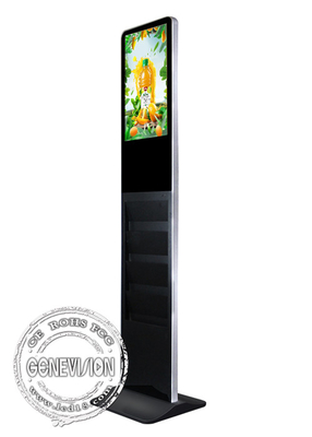 Chiosco a 21,5 pollici interattivo del touch screen di condizione di FHD con il supporto dell'opuscolo del catalogo